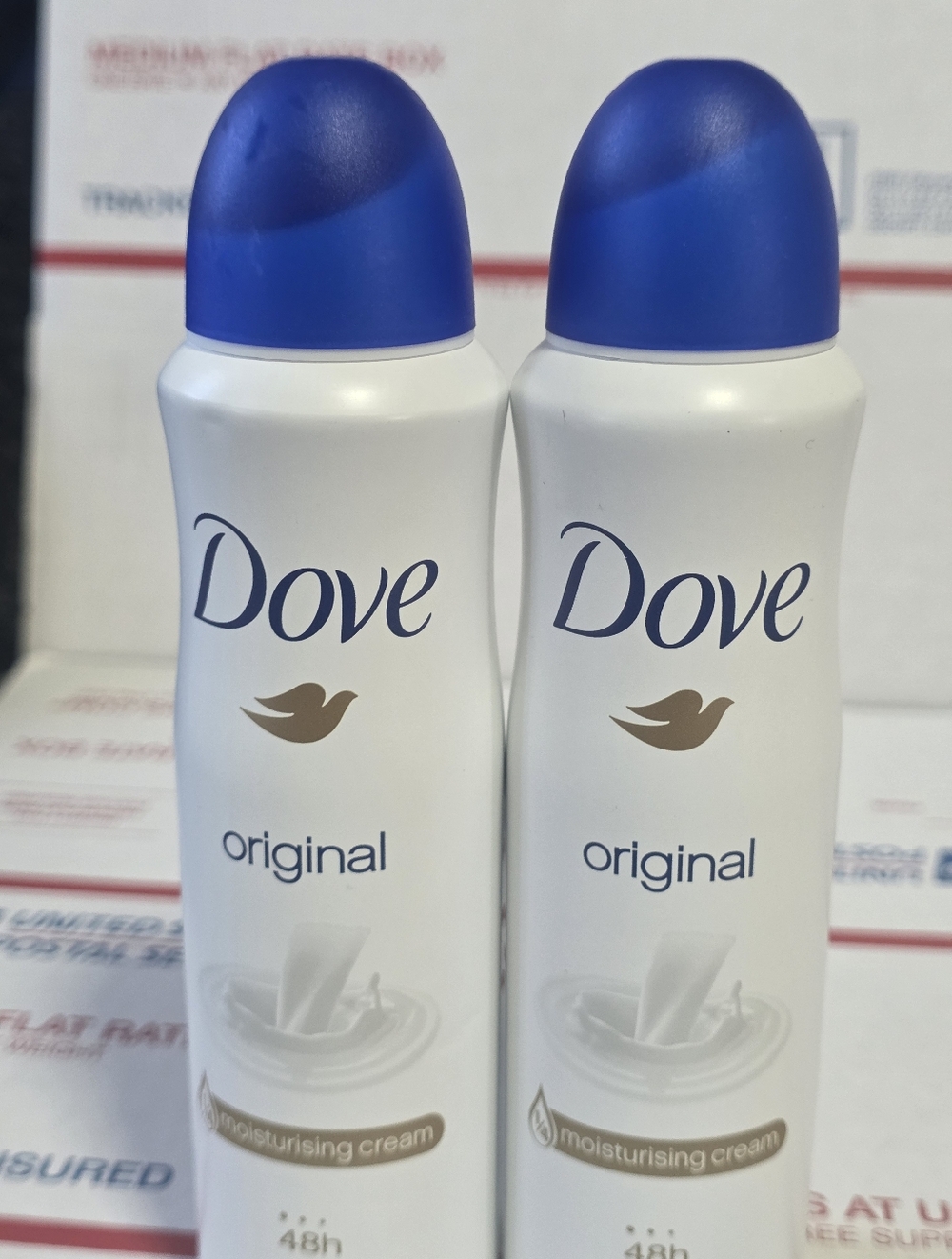 Dove Original Antiperspirant Deodorant Spray - White & Blue